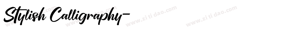Stylish Calligraphy字体转换